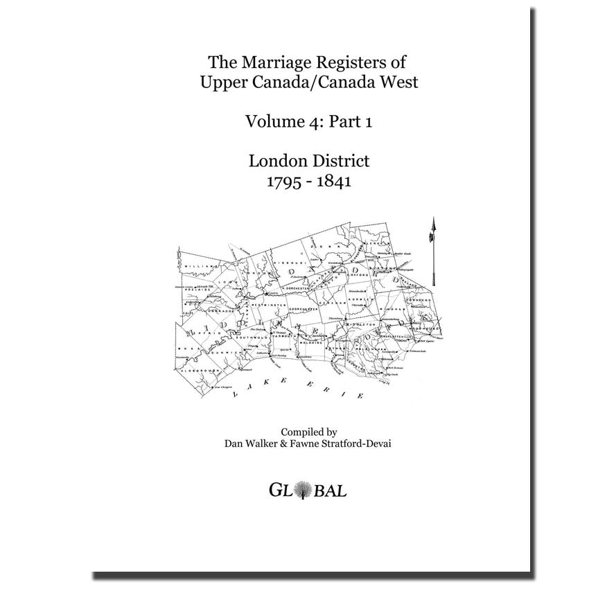 London District Marriage Register of Upper Canada Part 1, 1795-1841
