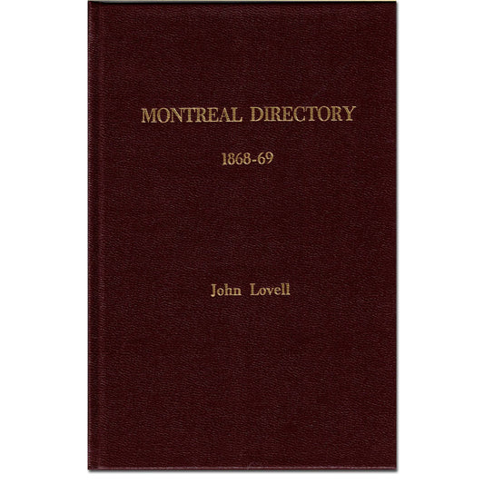 Montreal Directory 1868-1869