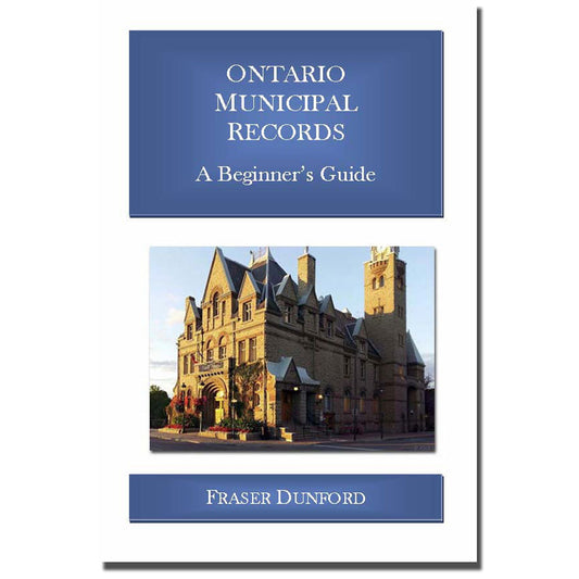 Ontario Municipal Records - A Beginner's Guide