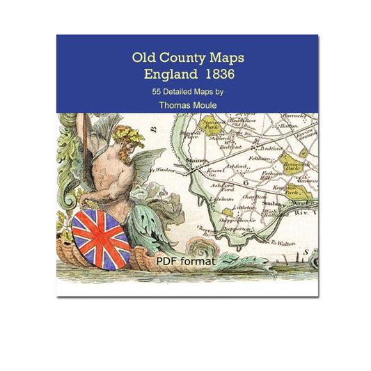 MAPS - Old County Maps of England 1836