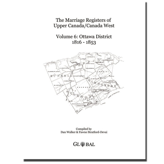 Ottawa District Marriage Register of Upper Canada, 1816-1853