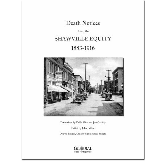 Vol 3 - Shawville Equity DEATH Notices 1883-1916